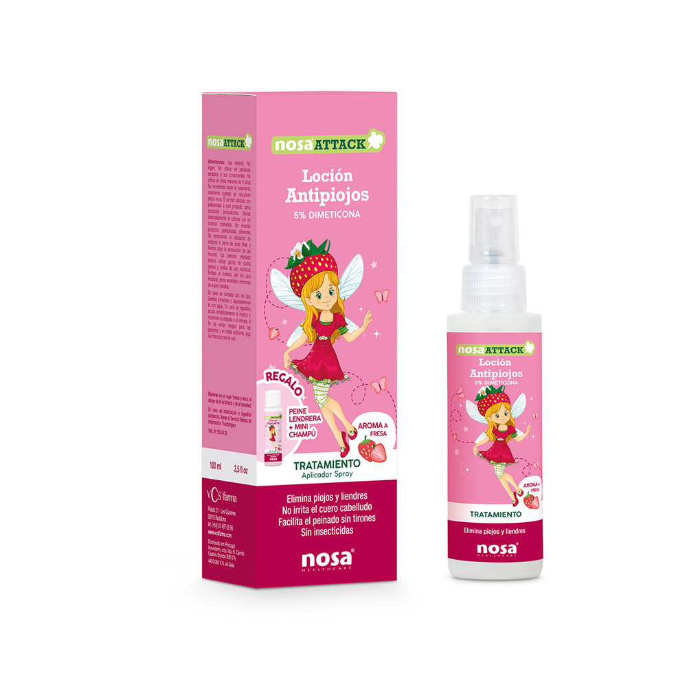 Loción Antipiojos 5% Dimeticona aroma Manzana 100ml